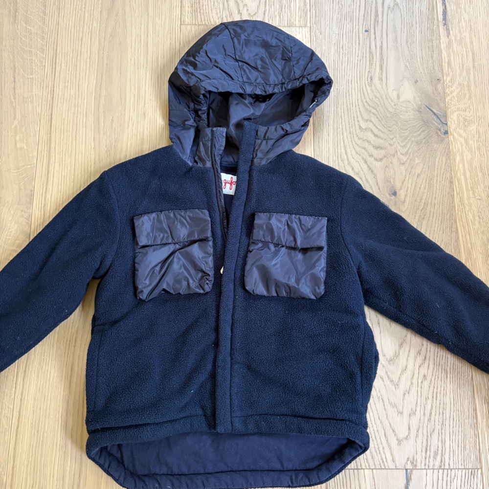 Il Gufo fleece coat size 8